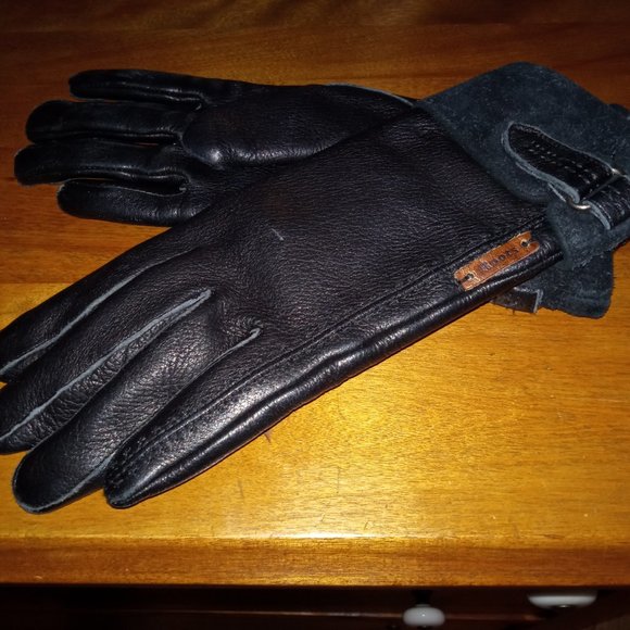 Roots Leather Gloves - Picture 2 of 8
